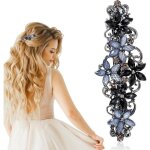 �pingles � cheveux � fleurs - barrettes style strass vintage - bijoux de luxe - �pingles � cheveux � ...