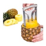 Éplucheur dananas en acier inoxydable amélioré renforcé lame plus épaisse outil de cuisine Éplucheur dananas en acier inoxydable amélioré renforcé lame plus épaisse outil de cuisine