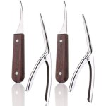 �plucheur de crevettes en acier inoxydable ensemble doutils de 4 pi�ces pour �plucher et nettoyer facilement ...