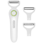 �plucheur �lectrique fruits et l�gumesacier inoxydable �plucheur �plucheur trancheur 3 - en - 1 outil ...