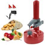 plucheur lectrique pommes lgumes automatique 2 lames facile  nettoyer pommes de terre lgumes ronds ...