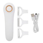 �plucheur �lectrique portatif usb rechargeable fruits l�gumes �plucheur avec 3 t�tes de coupe pour la ...
