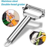 �plucheur l�gumes - double t�te inox multifonction pour fruits / l�gumes - �plucheur �tiquette