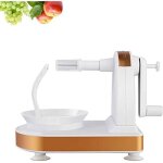 Éplucheur de pommes et légumes automatique - homly - lame en acier inoxydable - blanc Éplucheur de pommes et légumes automatique - homly - lame en acier inoxydable - blanc