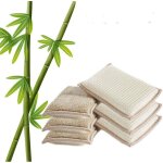 ponges en bambou naturel ponges de nettoyage de cuisine ponges  vaisselle ponges  vaisselle rutilisable ...