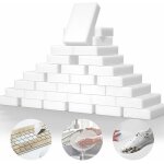 �ponges magiques en m�lamine - okz - lot de 100 - extra larges - 10x6x2 cm - blanc - nettoyage sans produits ...