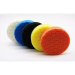 ponge de polissage set de polissage5 pices 150mm hex logic polissage pad ponge polir kit pour voiture ...