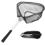 �puisette de p�che epuisette caoutchouc 51cm �puisette p�che pliable pour adultes enfants epuisette pour ...