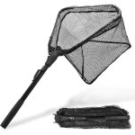 Épuisette de pêche pliable pour pêche à la truite - accessoire de pêche pour tête en acier saumon mouche ... Épuisette de pêche pliable pour pêche à la truite - accessoire de pêche pour tête en acier saumon mouche ...