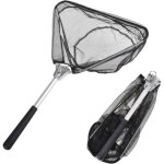 puisette de pche tlescopique de 50 cm avec filet pliable pour adultes et enfants