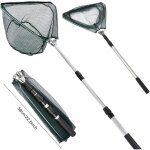 puisette de pche tlescopique pliable 180 cm avec manche adapte  la pche  la carpe et  la truite ...