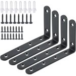 �querres �tag�re de fixation murale console emboutie en m�tal support dangle pour �tag�re � suspendre125 ...