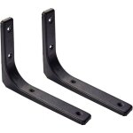 Equerre etagere murale 2pcs equerre metal 300mm x 250mm equerre charge lourde support etagere murale ...