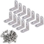 �querre de fixation en m�tal equerre metal inox pour la r�paration de meubles ? lot de 20 �querres de ...