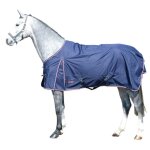 Equest couverture dextrieur halifax pour chevaux 600d - 50 g nylon bleu marine - m / 135 cm
