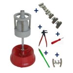 Equilibreuse de roue manuelle + 150 masses  frapper jante alu 5 - 30g + tire valve + dmonte obus + ...