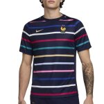 Equipe de france maillot prematch marine homme nike 2024