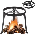 �quipement de cuisson du feu de feu chauffage de chemin�e portable en fer � tr�pied de camp de camp pliable ...