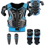 �quipement de protection de moto pour enfant5 pi�ces genouill�re respirante equipement moto enfant pour ...