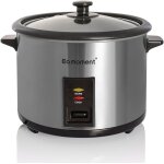 Erc - 10csl 1. 8l700w cuiseur  riz et insert vapeur noir chaud et cuire 1 - 10 personnes marmite  revtement ...