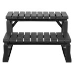 Escalier de spa - duoku - 600s - marchepied robuste en pp - capacit� 145 kg - 2 marches