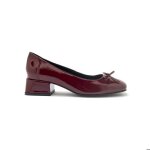Escarpins cuir verni talon bloc femme pdiconfort