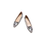 Escarpins femme c. paravano à talons bas taille 37 couleur grise - Élégance confortable Escarpins femme c. paravano à talons bas taille 37 couleur grise - Élégance confortable
