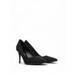 Escarpins pointus en su�dine. dot�s dun talon aiguille verni. pour femme - escarpins - la modeuse