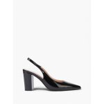 Escarpins slingback vernis. bride avec partie �lastiqu�e sur le c�t� int�rieur. pour femme - escarpins ...