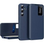 Esong coque pour samsung galaxy s25�tui en cuir flip folio intelligent avec clear afficher fen�tresmart ...