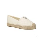 Espadrilles femme guess jolanda matelass�es beiges en cuir �cologique - taille 37 eu