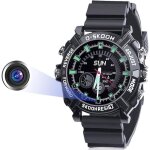 Espion montre cach�e cam�ra - mini petite cam�ras hd 1080p carte m�moire 32g int�gr�e spy cam(w1000)