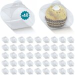 Espirito rebelde 40 boîtes en acétate transparent 55x55x50 mm bonbonnière en plastique : dragées macarons ... Espirito rebelde 40 boîtes en acétate transparent 55x55x50 mm bonbonnière en plastique : dragées macarons ...