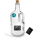 Espirito rebelde bouteille en verre 1750 ml avec bouchon en liège bonbonne en verre pour vin et plus Espirito rebelde bouteille en verre 1750 ml avec bouchon en liège bonbonne en verre pour vin et plus