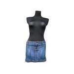 Esprit mini - jupe �l�gante courte confortable en jean denim bleue taille 34