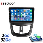 Essgoo autoradio android 14 2 + 32go pour peugeot 207 2006 - 2015 carplay voiture gps doppel din lecteur ...