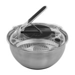 Essoreuse  salade - inox - 3. 5l - diamtre 27cm - compatible lave - vaisselle - pratique