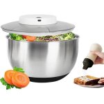Essoreuse à salade 48l grande essoreuse salade inox electrique panier a salade avec couvercle professio ... Essoreuse à salade 48l grande essoreuse salade inox electrique panier a salade avec couvercle professio ...