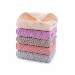 Essuie - mains essuie - mains ensemble de 5 torchons de cuisine serviette suspendue en polaire corail ... Essuie - mains essuie - mains ensemble de 5 torchons de cuisine serviette suspendue en polaire corail ...