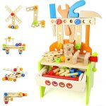 tabli outils bricolage jouet enfant de 3  6 mallette en bois construction cratif et ducatif fille ...