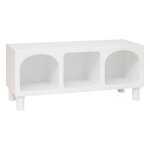 Etagère 3 compartiments tara blanc 90x40x32cm - atmosphera createur dinterieur - banc Etagère 3 compartiments tara blanc 90x40x32cm - atmosphera createur dinterieur - banc