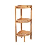 Etag�re dangle - 7house - 3 niveaux - bois de bambou - 85x29x29cm - marron