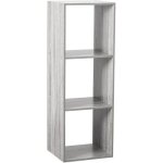 5five - tagre colonne 3 cases mix n modul effet chne gris