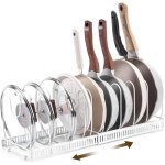 tagre  casseroles xxl - organisateur de placard de cuisine - tagre de rangement pour casseroles ...