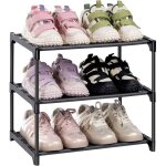 �tag�re � chaussures � 3 niveaux - peu encombrante - �tag�re � chaussures �troite - petit rangement � ...