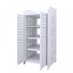 �tag�re � chaussures de l 40 cm 4 niveaux biblioth�que meuble de rangement organisateur de salle de bain ...