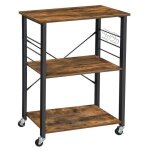 �tag�re de cuisine desserte chariot de service � 3 niveaux 60 x 40 x 89