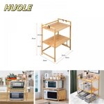 Etagre double pour four  micro - ondes planche  dcouper support de rangement pour four  pices 52 ...