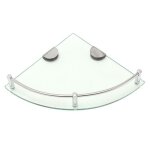 �tag�re de douche dangle en verre - �tag�re murale pour salle de bains - tablette de coin - 20 x 20 x ...