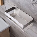 Etagre etagre de douche etagre murale de salle de bain etagre de rangement inox 23cm